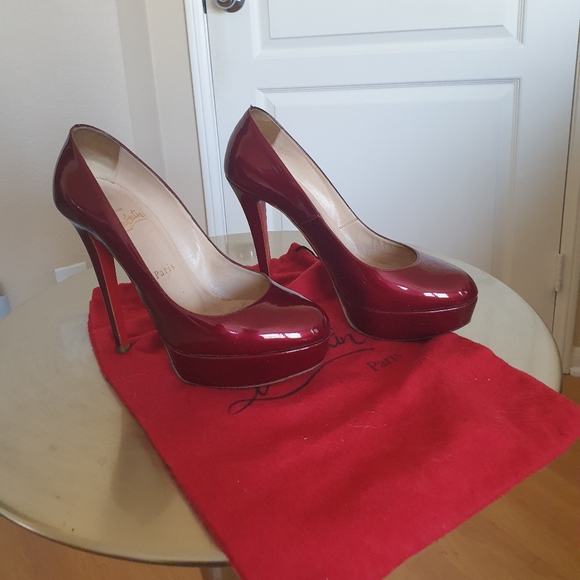 COPY - Authentic Christian Louboutin Bianca 140 Patent - Picture 2 of 8